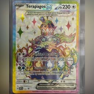 165 Terapagos EX SVP Scarlet and Violet Promo Card
